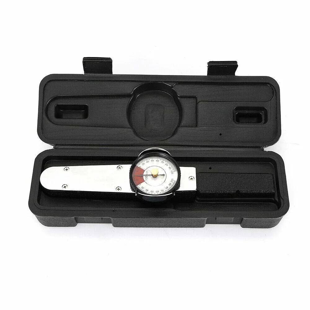 Dial Indicator Torque Wrench Indicating Torquemeter 0-100n.m High Precision