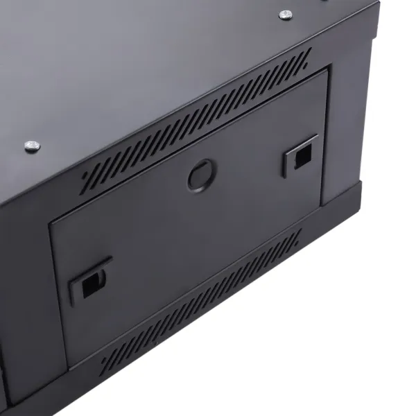 4U Series Wall Mount Cabinet Rack Enclosure - Black - Electriduct 4U Series Wall Mount Cabinet Rack Enclosure - Black - Electriduct